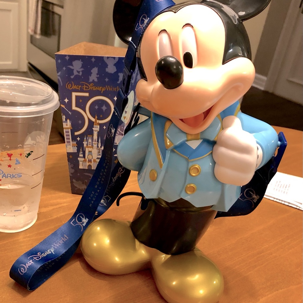 Mickey 50th popcorn 🍿 holder new!